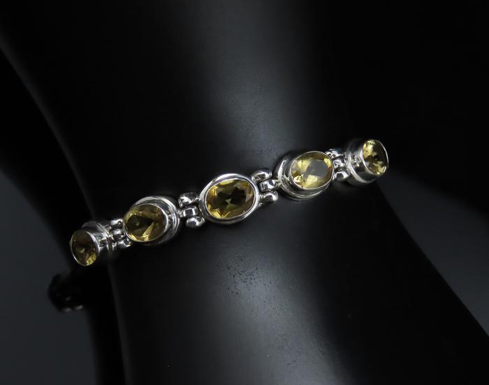 Gelang Perak 925 Citrine