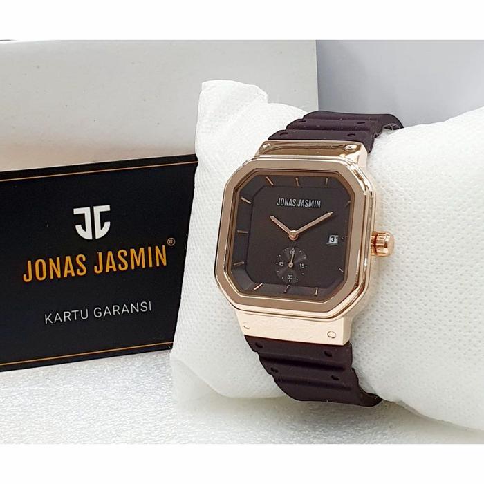 Jam Tangan Original JONAS JASMIN JJ 2205L Rubber New Original