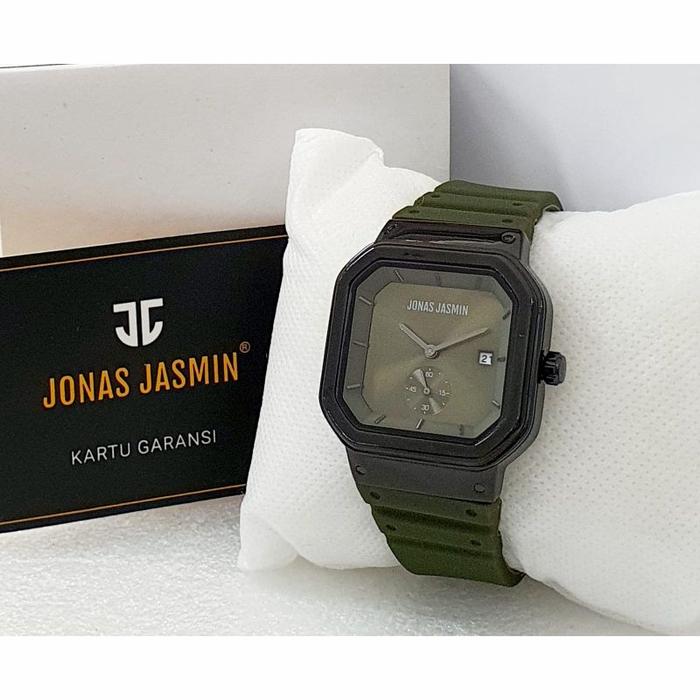 Jam Tangan Original JONAS JASMIN JJ 2205L Rubber New