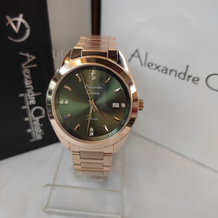 Jam Tangan Analog Wanita ORIGINAL Alexandre Christie Ac 2948 LD Steel