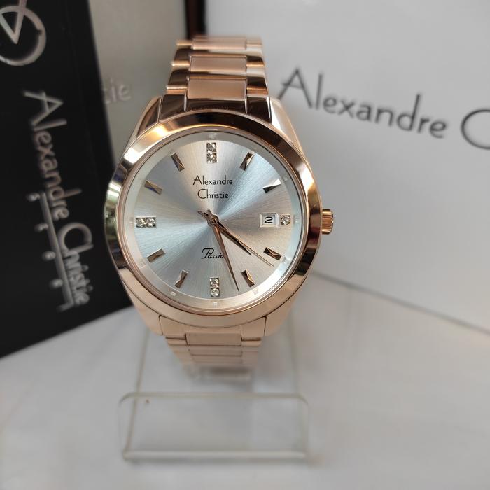 Jam Tangan Wanita ORIGINAL Alexandre Christie Ac 2948 LD St Stainless