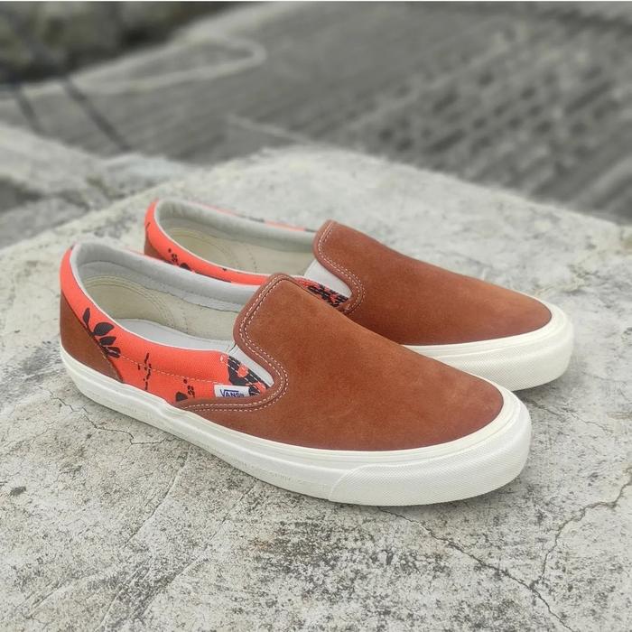 Vans Vault OG Slip-On LX x MODERNICA Leather Brown