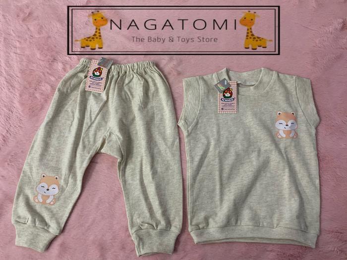 ICHIGO Baby Set Lengan/Baju Setelan Lengan Pendek Celana Panjang Anak