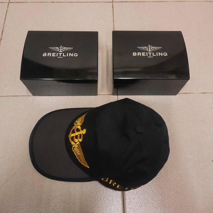 Box Kotak Jam Topi Breitling Original Omega Rolex Tag Heuer AP Vintage