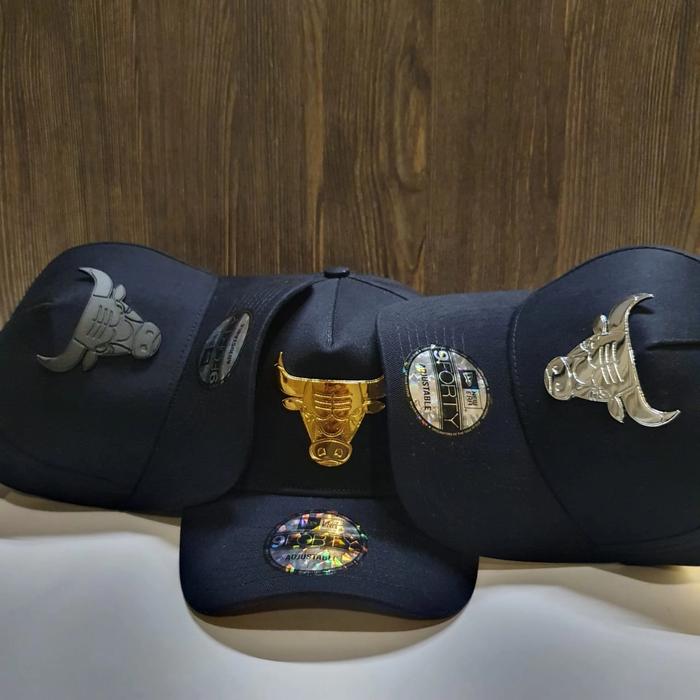 Topi Baseball Topi Basketball Chicago Bulls Topi Banteng Logo Besi