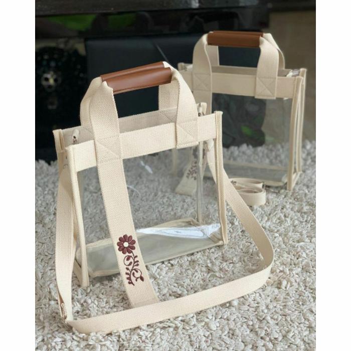 kelly bag transparan