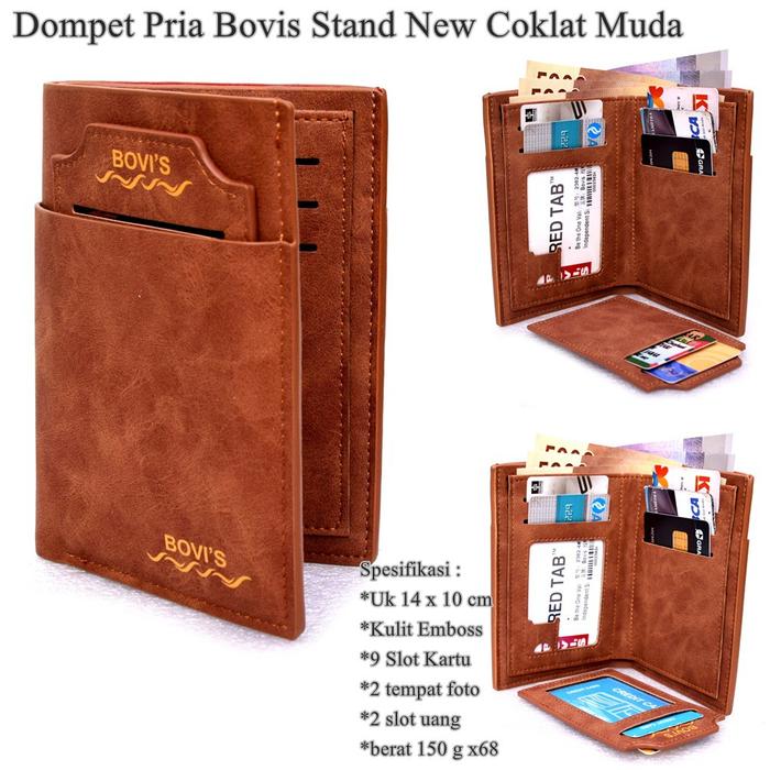 TERBARU DOMPET KARTU PRIA BOVIS SOFT 4 SLOT