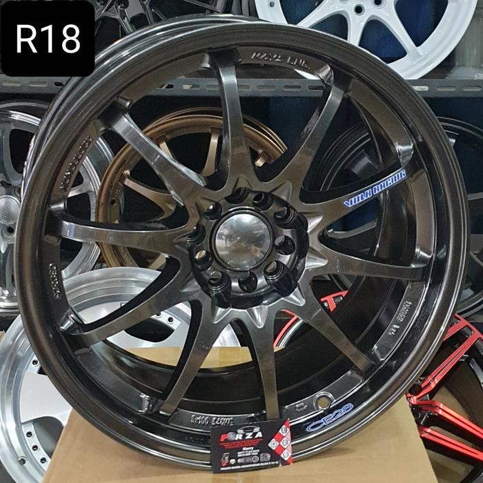 Rays CE-28 PCD 5x114.3 Gunmetal. Lebar 8.5 ET 22