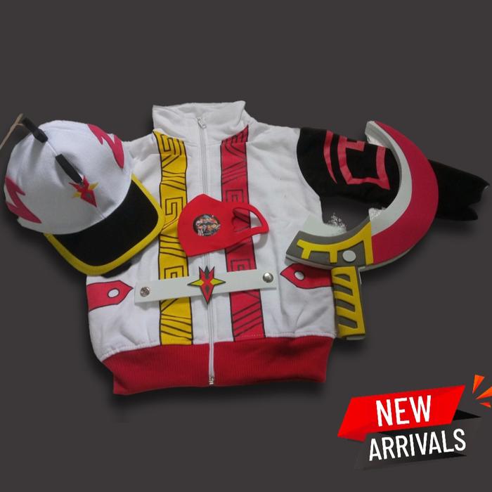 jaket boboiboy supra set murah/topi boboiboy supra murah terbaik