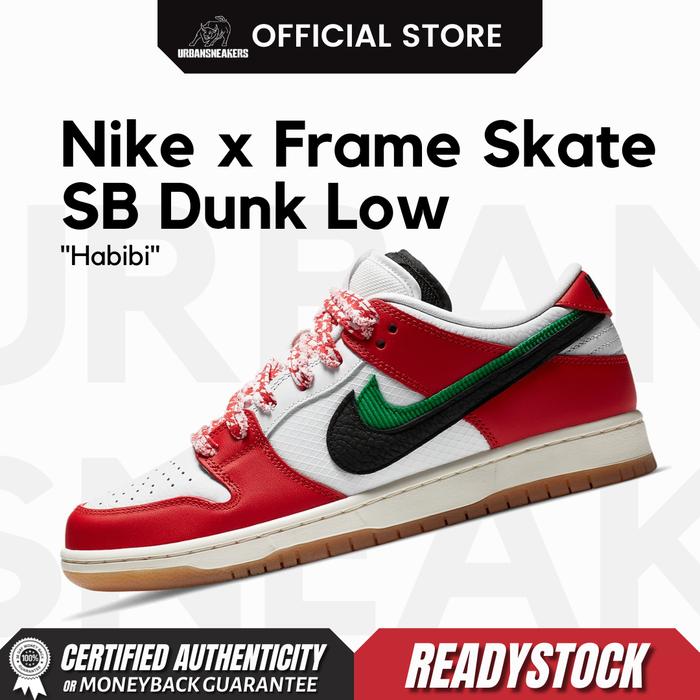 Nike x Frame Skate SB Dunk Low Habibi | CT2550 600