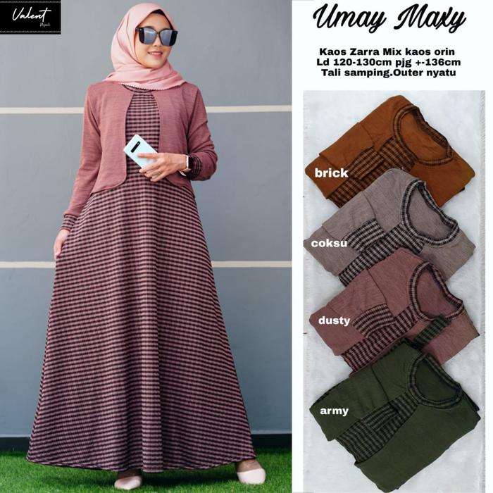 gamis wanita terbaru umay maxi mat kaos zara mix kaos orin tebal adem