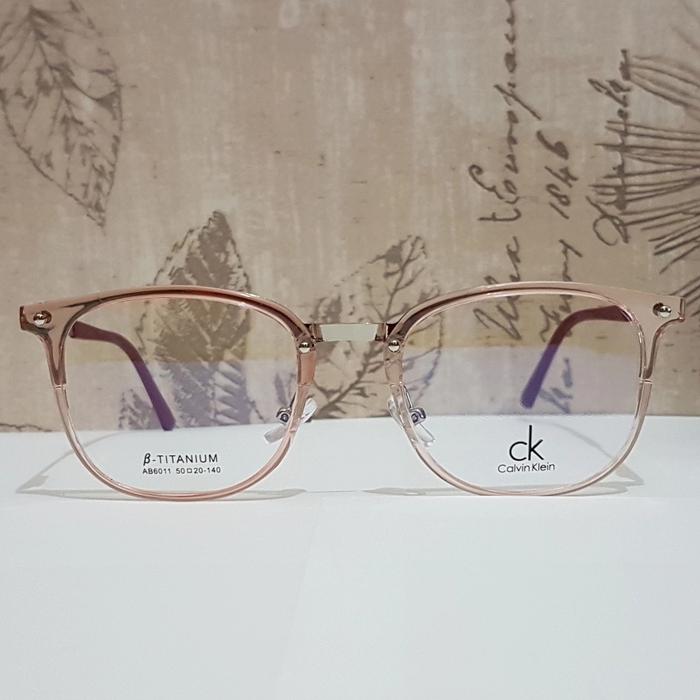 KACAMATA PHOTOCROMIC BLUERAY BLUECROMIC CK6011 ROSEGOLD