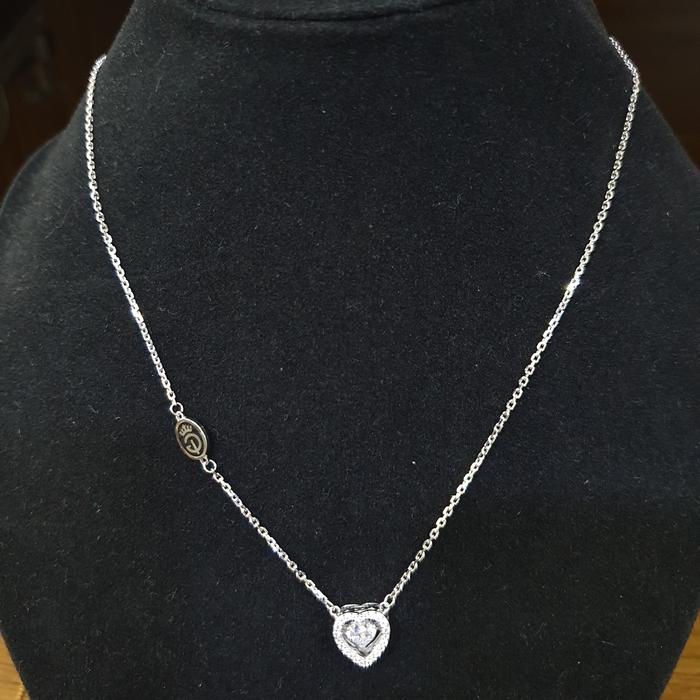 kalung koye dancingstone emas putih