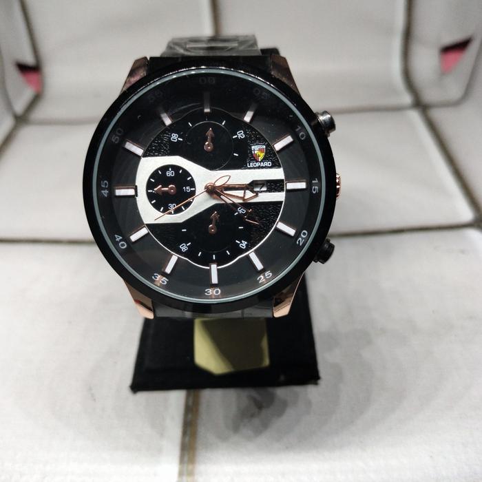 jam tangan pria leopard