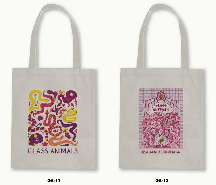 TOTE BAG BLACU - GLASS ANIMALS 01