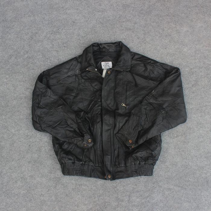 Jaket Kulit Ash Cre*k Black Second Original Murah