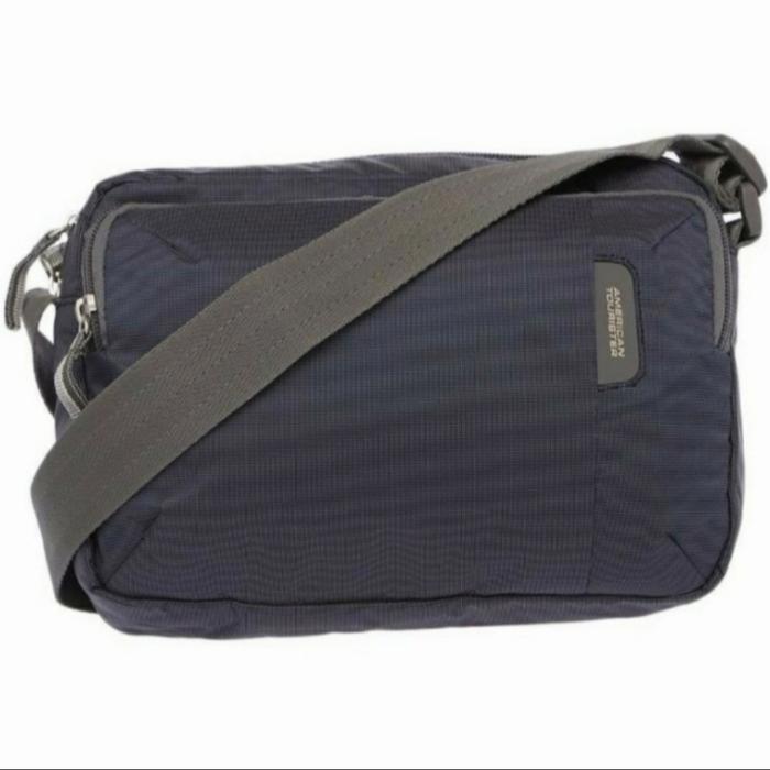 Tas Slempang American Tourister Excusion Bag Original - Dark Blue