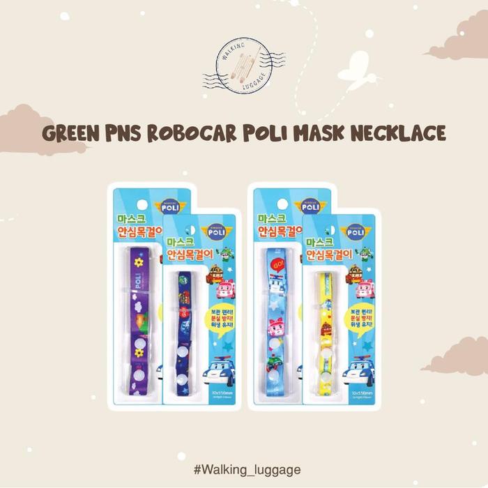 Kalung Masker Robocar Poli - Robocar Poli Mask Necklace