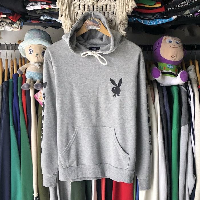 PLAYBOY HOODIE JAKET SECOND THRIFTTING COWOK CEWEK MURAH