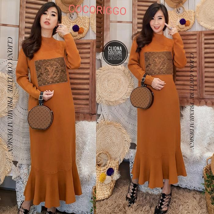 Cliona Couture Dress Premium Rajut Import