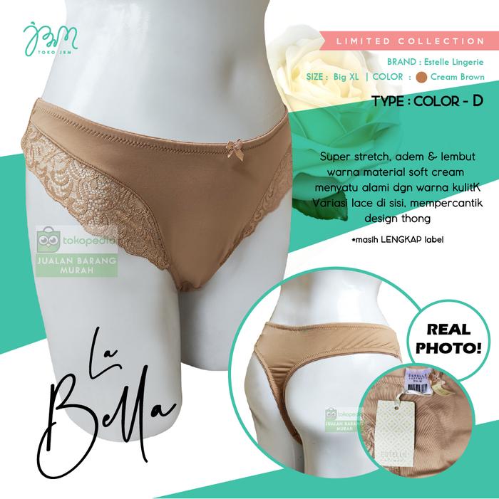 G String XL / Lace Thong Jumbo / G String Renda / KHUSUS SIZE L & XL