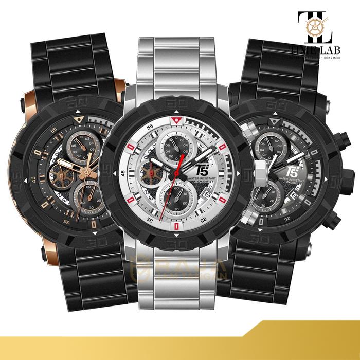 JAM TANGAN PRIA T5 ORIGINAL BERGARANSI H3814G / H 3814G / H 3814 G