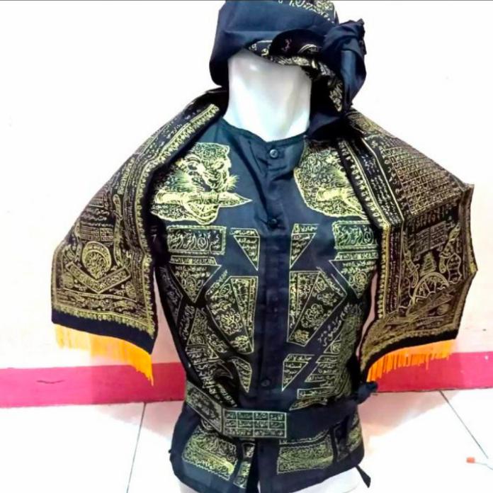rompi rajah Anto kusumo + ikat dan selendang rajah