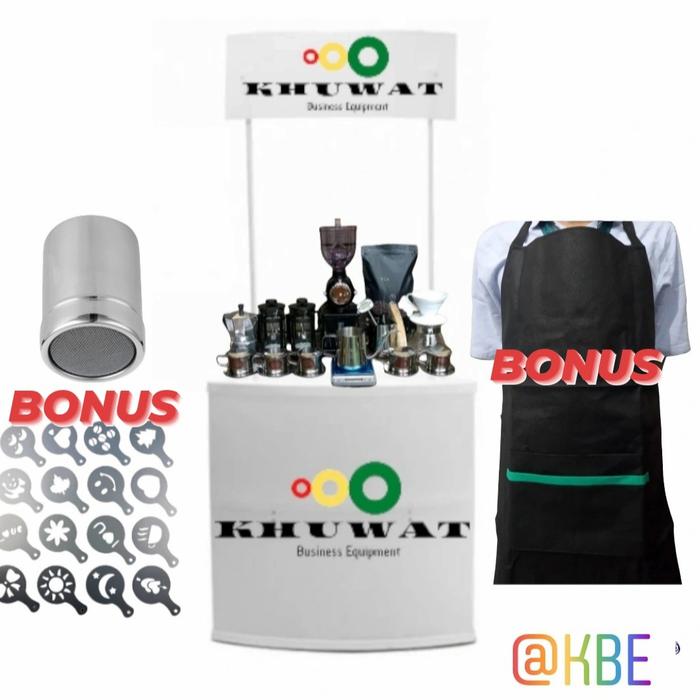 Paket Usaha Kopi / Booth Portable / Event Desk / Alat Kopi / Kopi