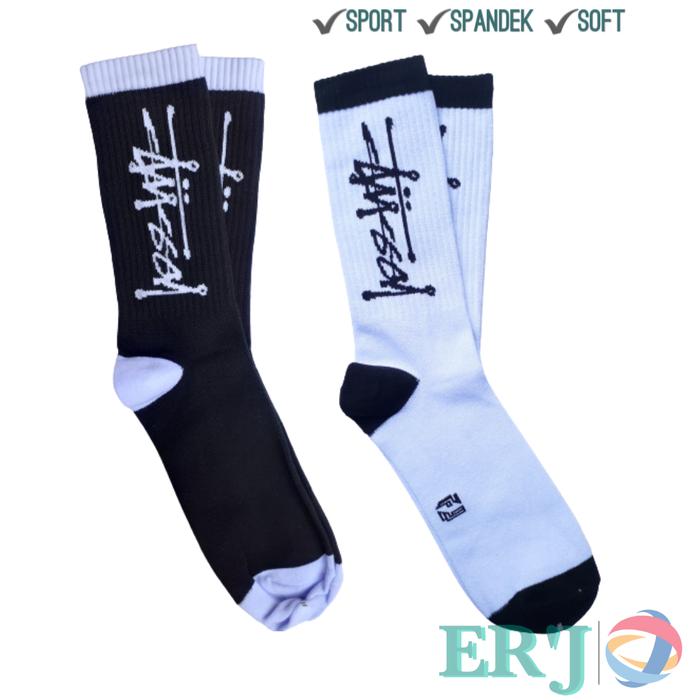 KAOS KAKI SKATE MOTIF STUSSY / KAOS KAKI OLD SCHOOL MOTIF STUSSY
