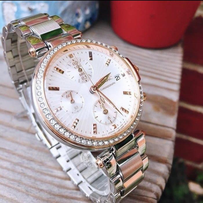 Seiko SNDV44P1 Jam Tangan Kronograf Wanita