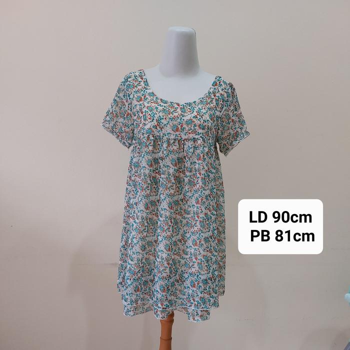Mouth Valley Floral Midi Dress (Import, preloved)