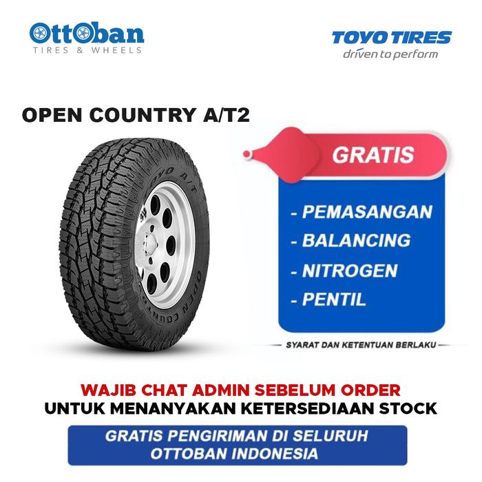 Toyo Tires Open Country A/T2 P 265 65 R18 112S BL TL Ban Mobil