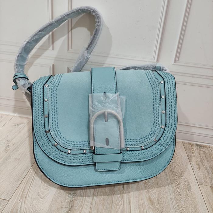 Fossil Wiley Saddle Turqouise Bag
