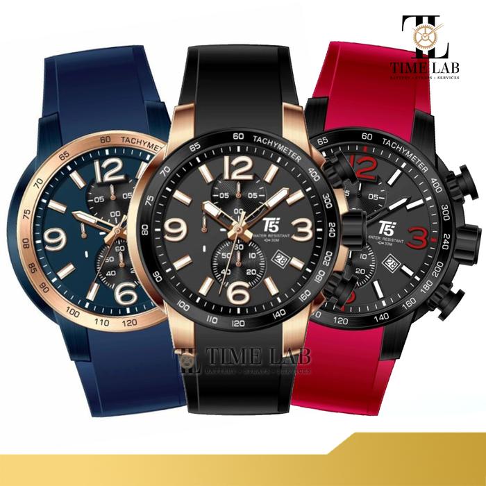 JAM TANGAN PRIA T5 ORIGINAL BERGARANSI T5 H3450G / H 3450G