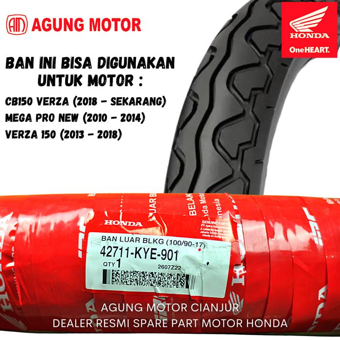 Ban Luar Belakang (RR Tire) Verza 150 FI, CB150 Verza & Mega Pro FI