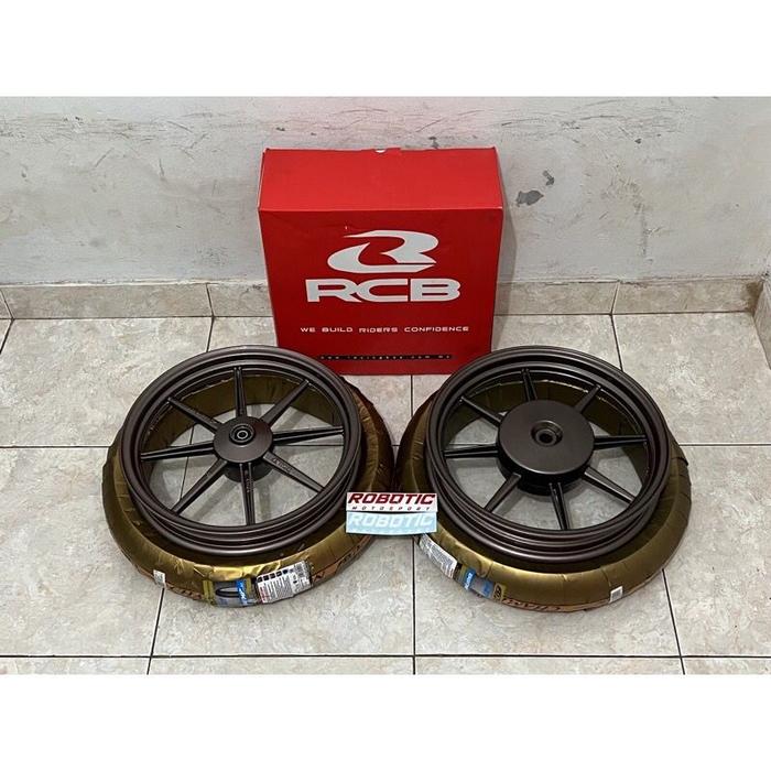 Velg RCB SP811 Bronze + Ban MP27 Honda Scoopy Beat Genio Vario 125/150