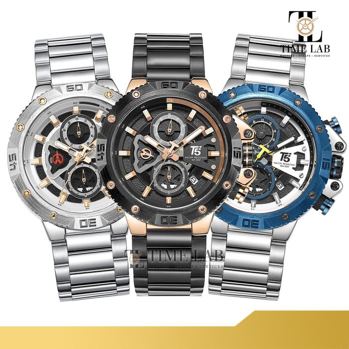 JAM TANGAN PRIA T5 ORIGINAL BERGARANSI T5 H3705G / H 3705G / H 3705 G