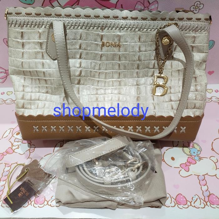 Preloved tas bonia authentic full leather limited edition