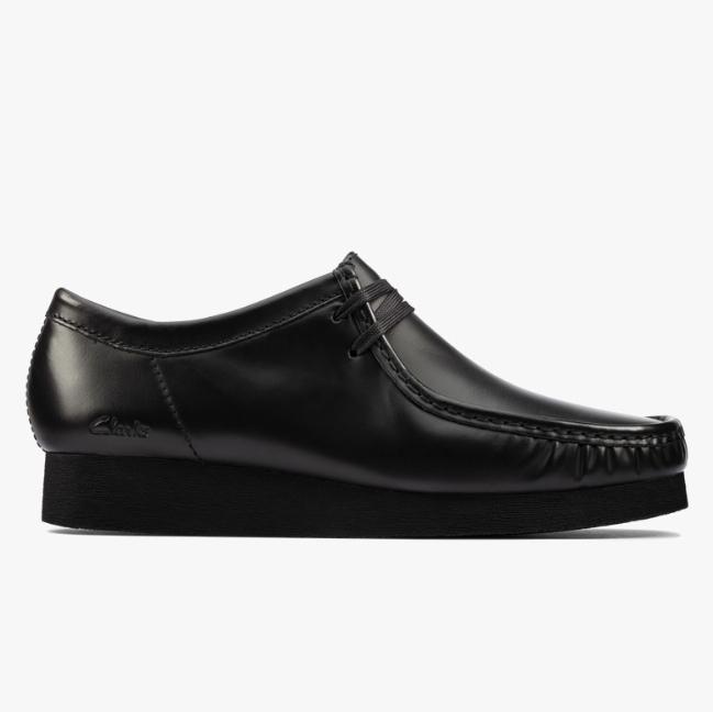 Clarks wallabee 2 black leather