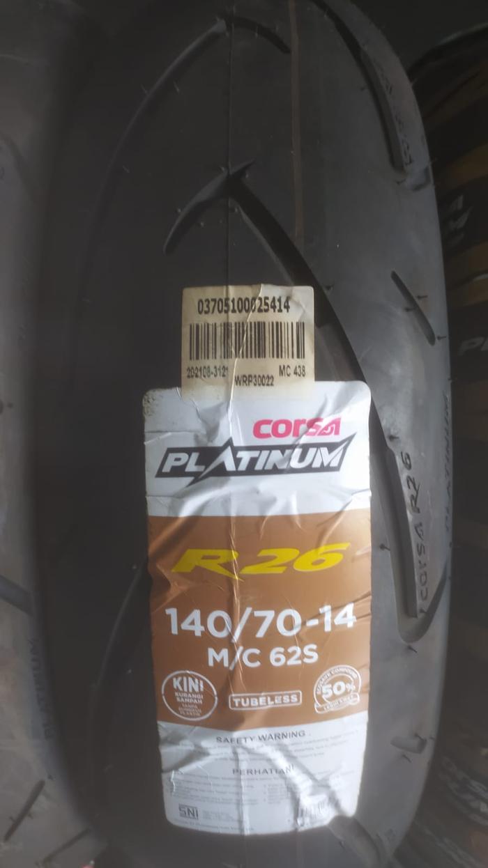 Ban Corsa Platinum R26 R 26 140/70-14 140 70 14 Free Pentil