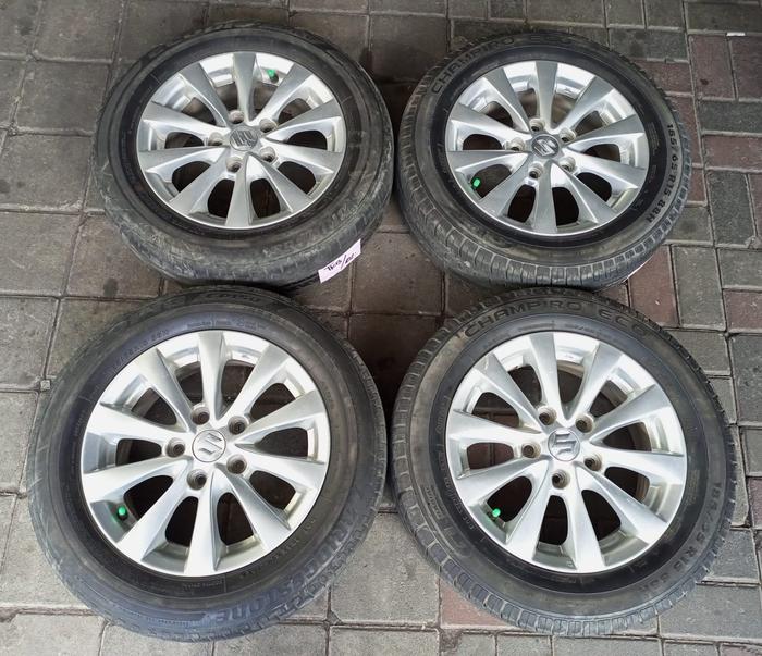 Velg Seken Standar Ertiga Ring 15 Lebar 5,5 Pcd 5x114 + Ban 185 65 R15