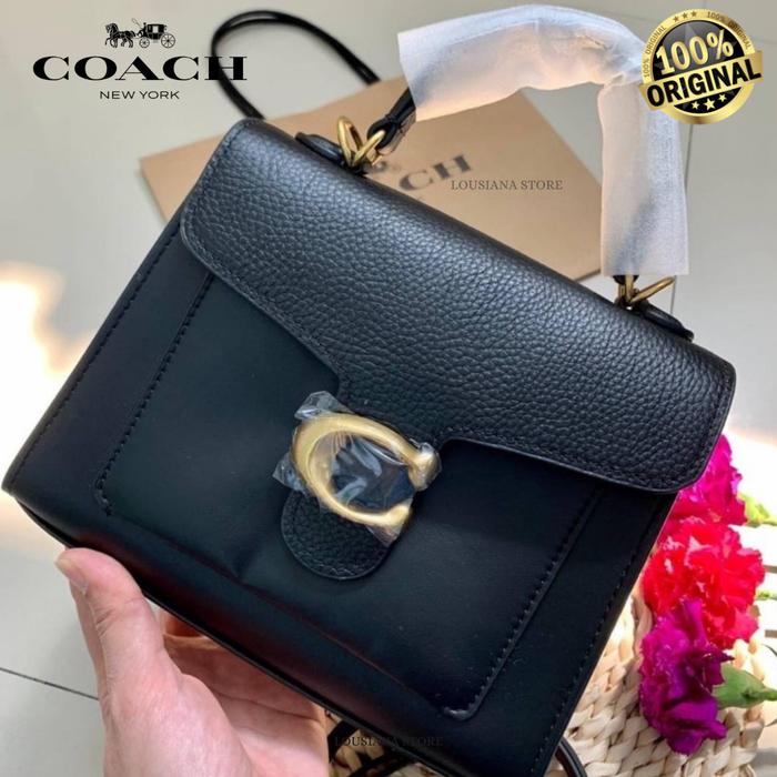 Original 100% Coach Tabby 20 Top Handel/Shoulder Bag signature Black