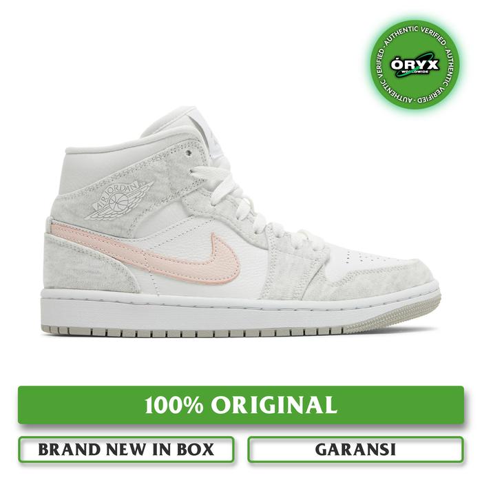 Nike Air Jordan 1 Mid SE Light Iron Ore / Atmosphere / White