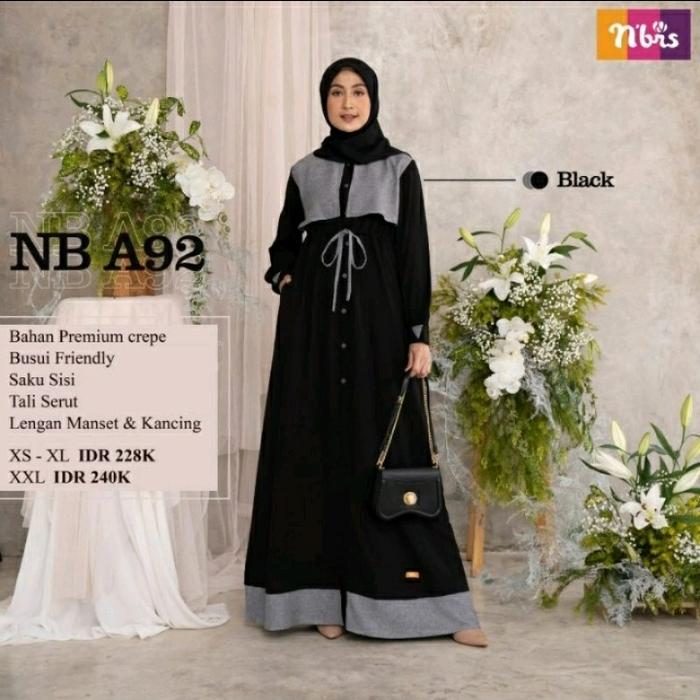 Gamis Nibras NB A92. light Coral