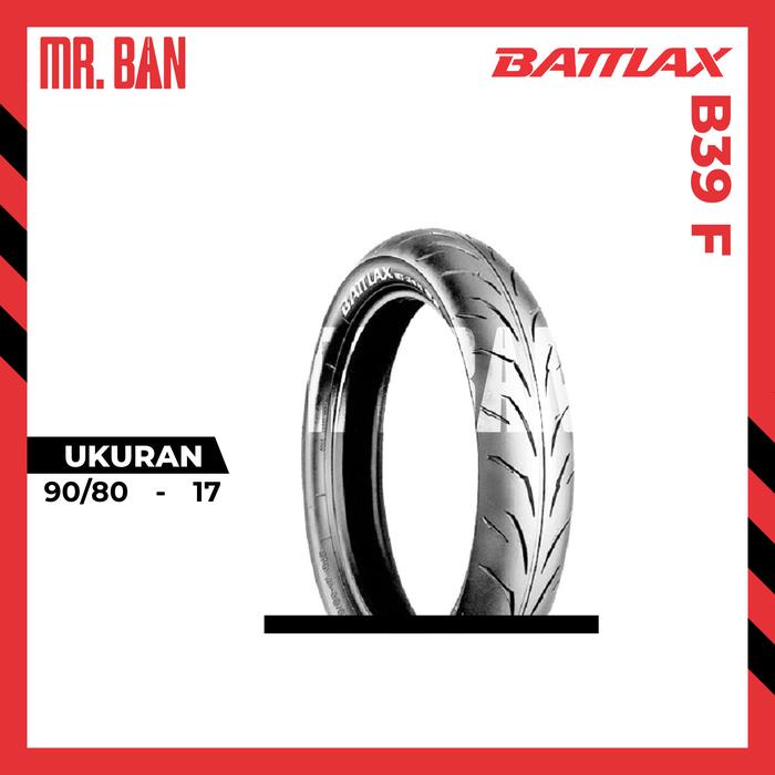 Ban Motor BATTLAX Ring 17 B39-F Tubles Uk. 90/80-17 TL