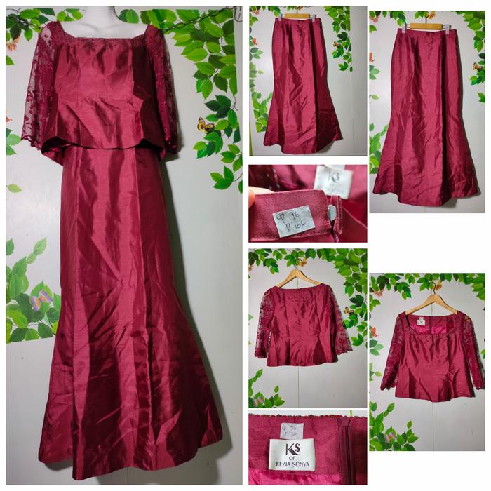 preloved set kebaya rok kezia