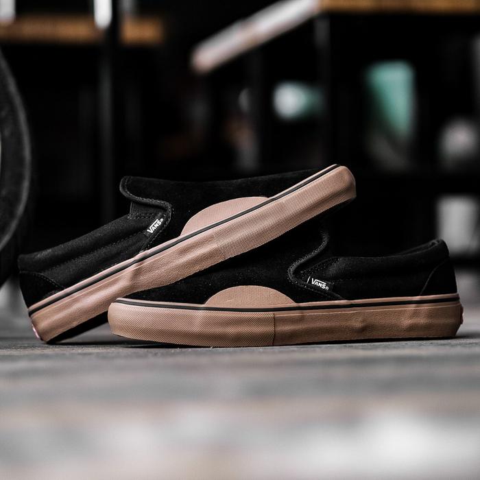 Vans Slip On Pro Black Gum Original