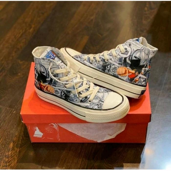 SEPATU CONVERSE HIGH 70S KARAKTER ONE PIECE GLOSSY