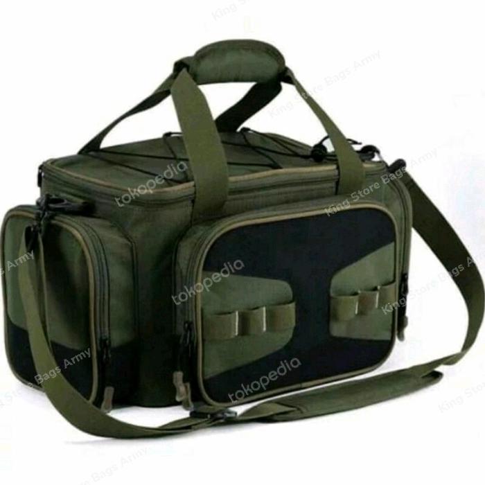 Tas pancing tas rell penyimpanan alat pancing besar slempang