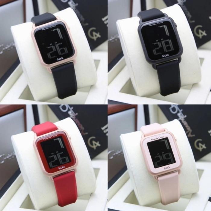 jam tangan wanita original alexander christie AC9332LH ROSEGOLD PEACH